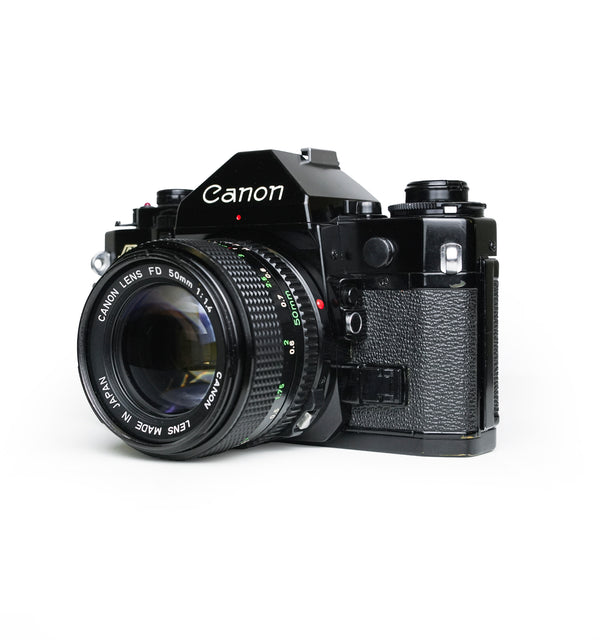 Canon A-1 35mm SLR Film Camera with 50mm Lens