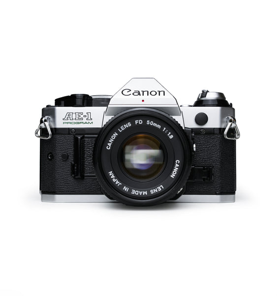 フィルムカメラ Canon AE-1 PROGRAM Canon AE-1 Program 35mm SLR Film Camera with 50mm F1.8 & Soligor