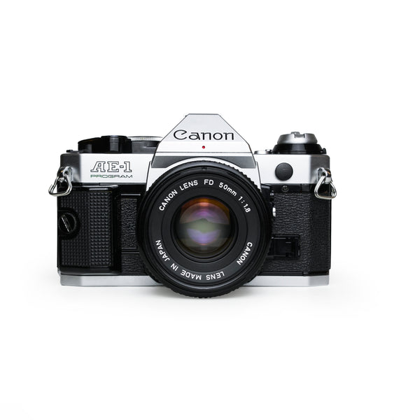 [美品] Canon AE-1 Program＋50mm 1.4 Canon AE-1 Program 35mm Film Camera With 50mm Lens – Relics