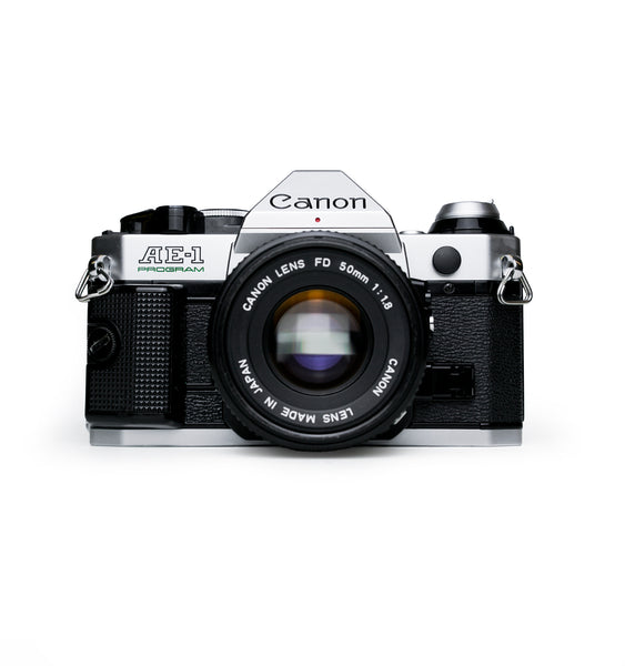 Canon AE-1 Program フィルムカメラセット Amazon.com : Canon AE-1 Program 35mm SLR Film Camera Kit 50mm MF