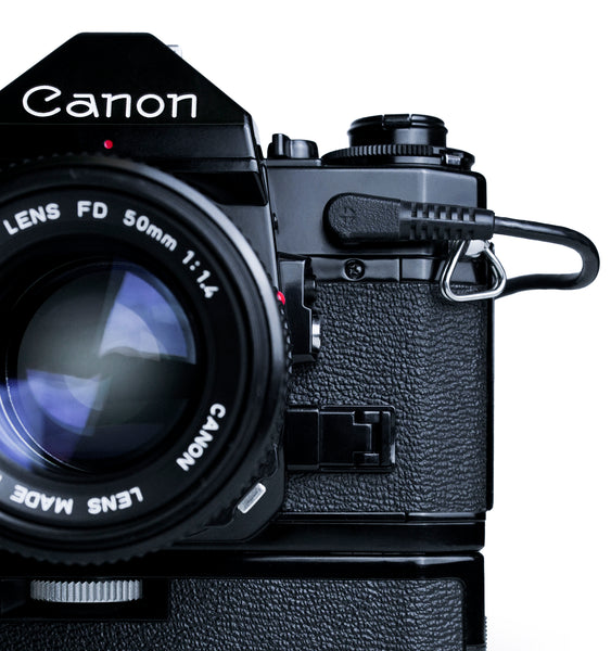 Canon A-1 35mm SLR Film Camera with 50mm F1.4 & Data Back & Power