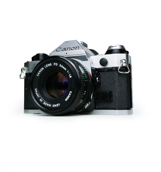 Canon AE-1 Program 35mm SLR Film Camera with 50mm F1.8 Lens