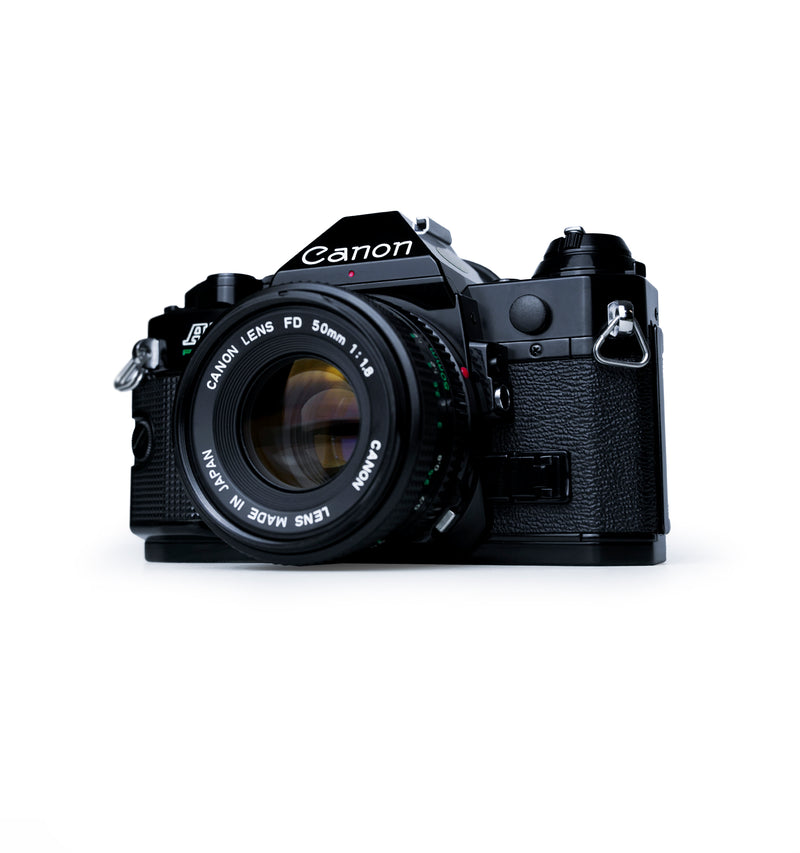 Canon AE-1 Program Black 35mm SLR Film Camera with 50mm F1.8 28