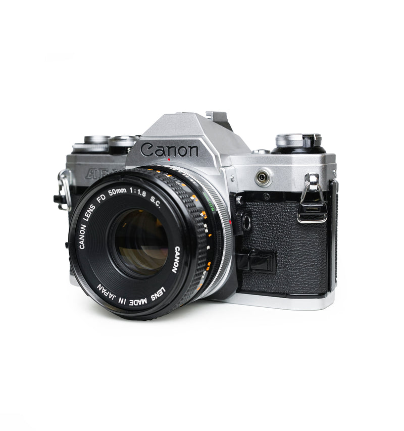 Canon AE-1 35mm SLR Film Camera with 50mm Lens