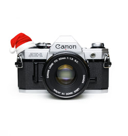 Canon AE-1 35mm SLR Film Camera with 50mm Lens