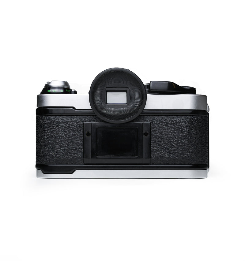 Canon AE-1 Program 35mm SLR Film Camera with 50mm F1.8 & Soligor 70-300mm F3.8 Lenses