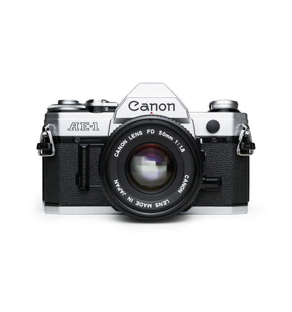Canon AE-1 35mm SLR Film Camera with 50mm F1.8 Lens