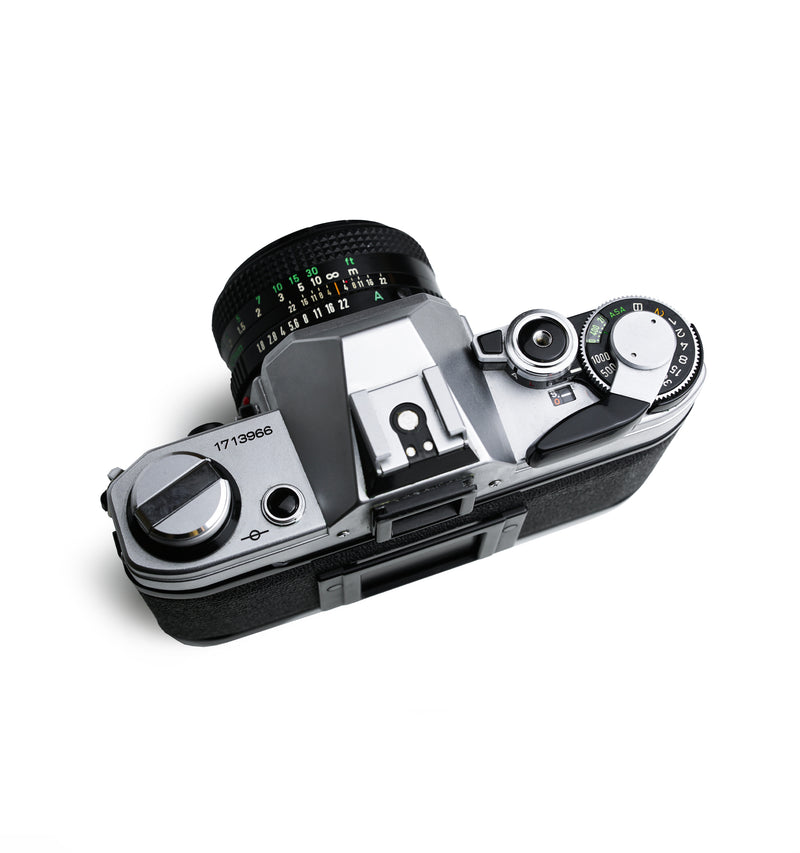 Canon AE-1 35mm SLR Film Camera with 50mm F1.8 Lens