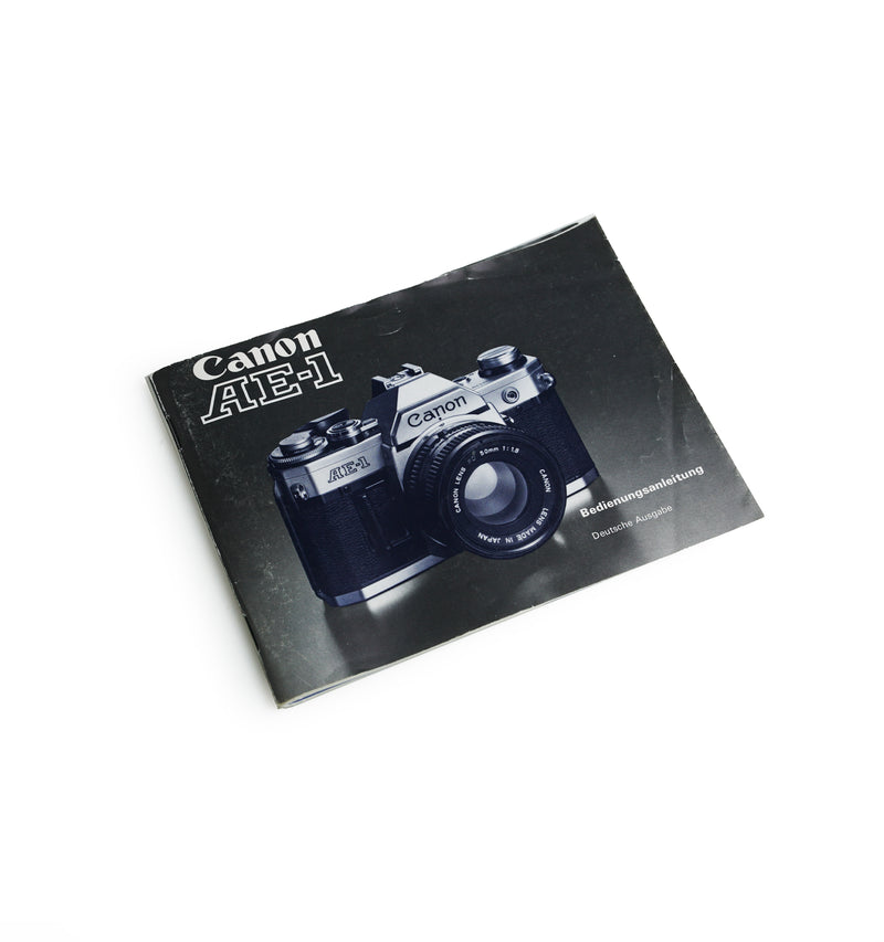 Canon AE-1 35mm SLR Film Camera with 50mm F1.8 Lens