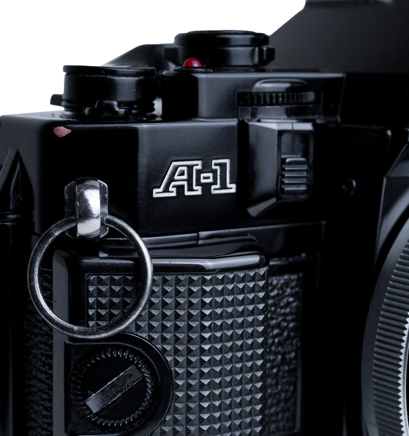 Canon A-1 35mm SLR Film Camera Set with 50mm F1.8 S.C. Lens