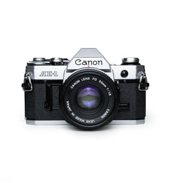 Canon AE-1 35mm SLR Film Camera with 50mm Lens