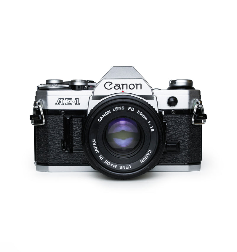 Canon AE-1 35mm SLR Film Camera with 50mm Lens