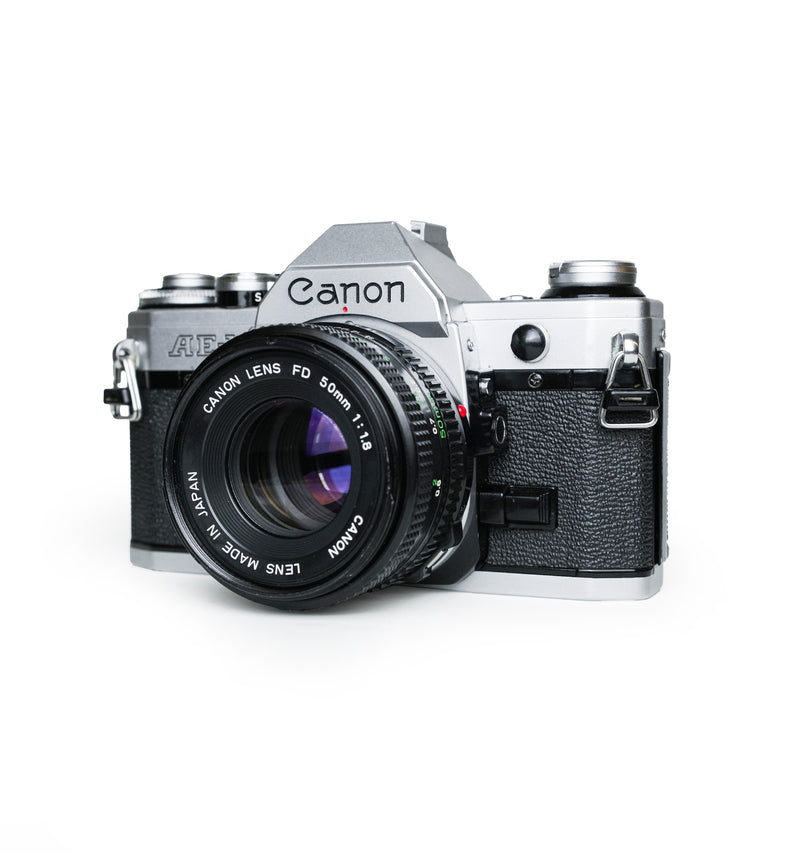 Canon AE-1 35mm SLR Film Camera with 50mm Lens