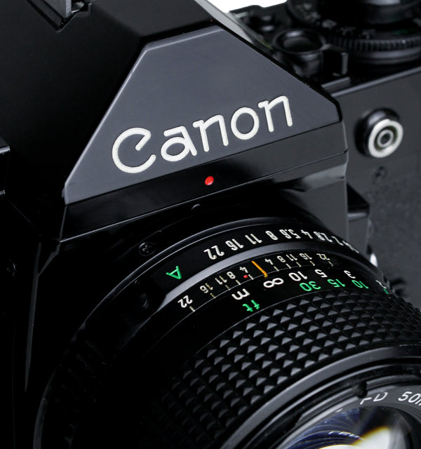 Canon A-1 35mm SLR Film Camera with 50mm F1.4 Lens