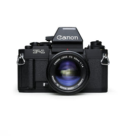 Canon F-1  New 35mm SLR Film Camera with 50mm F1.4 Lens