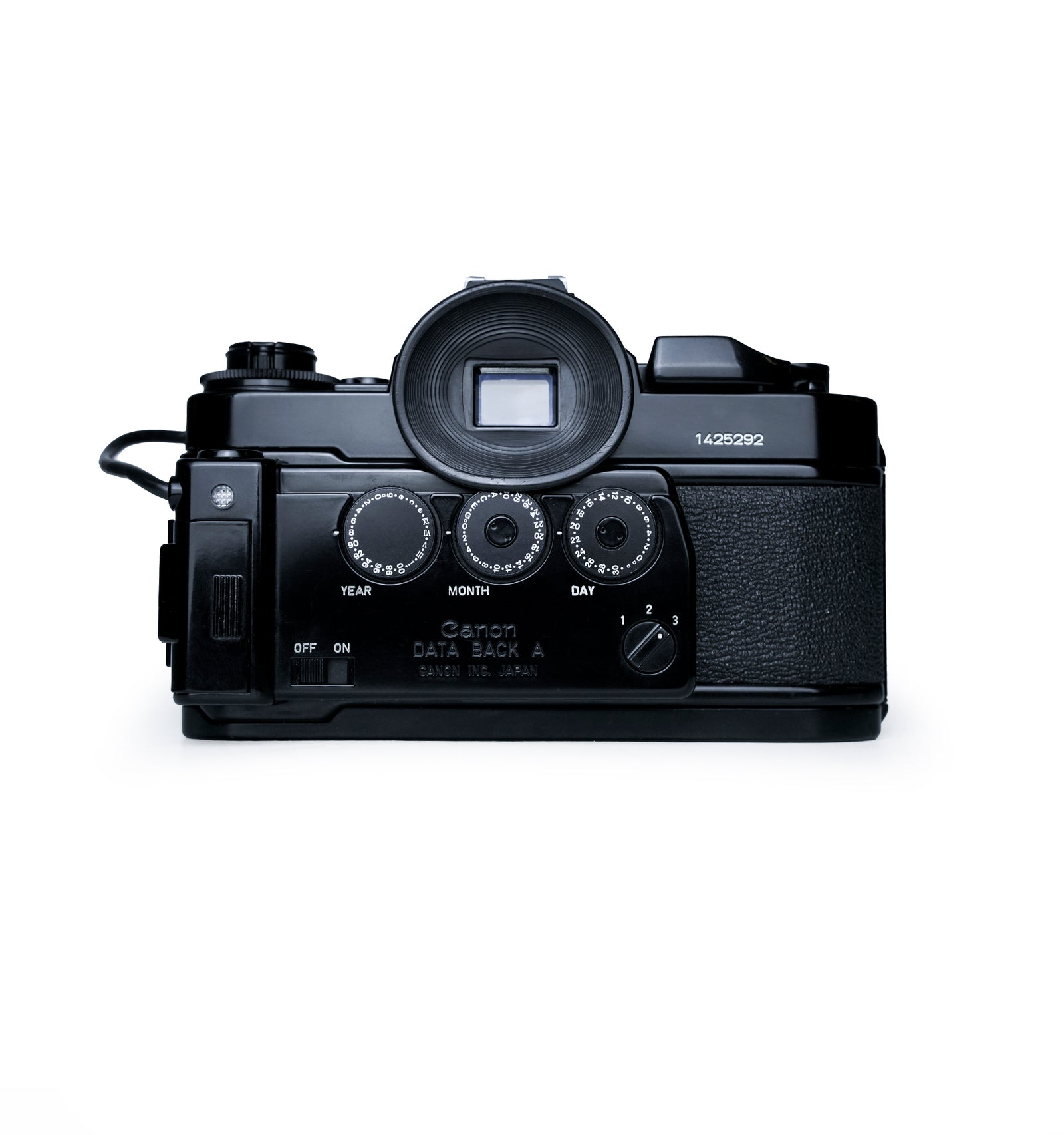 Canon A-1 35mm SLR Film Camera with 50mm F1.4 & Data Back & Power