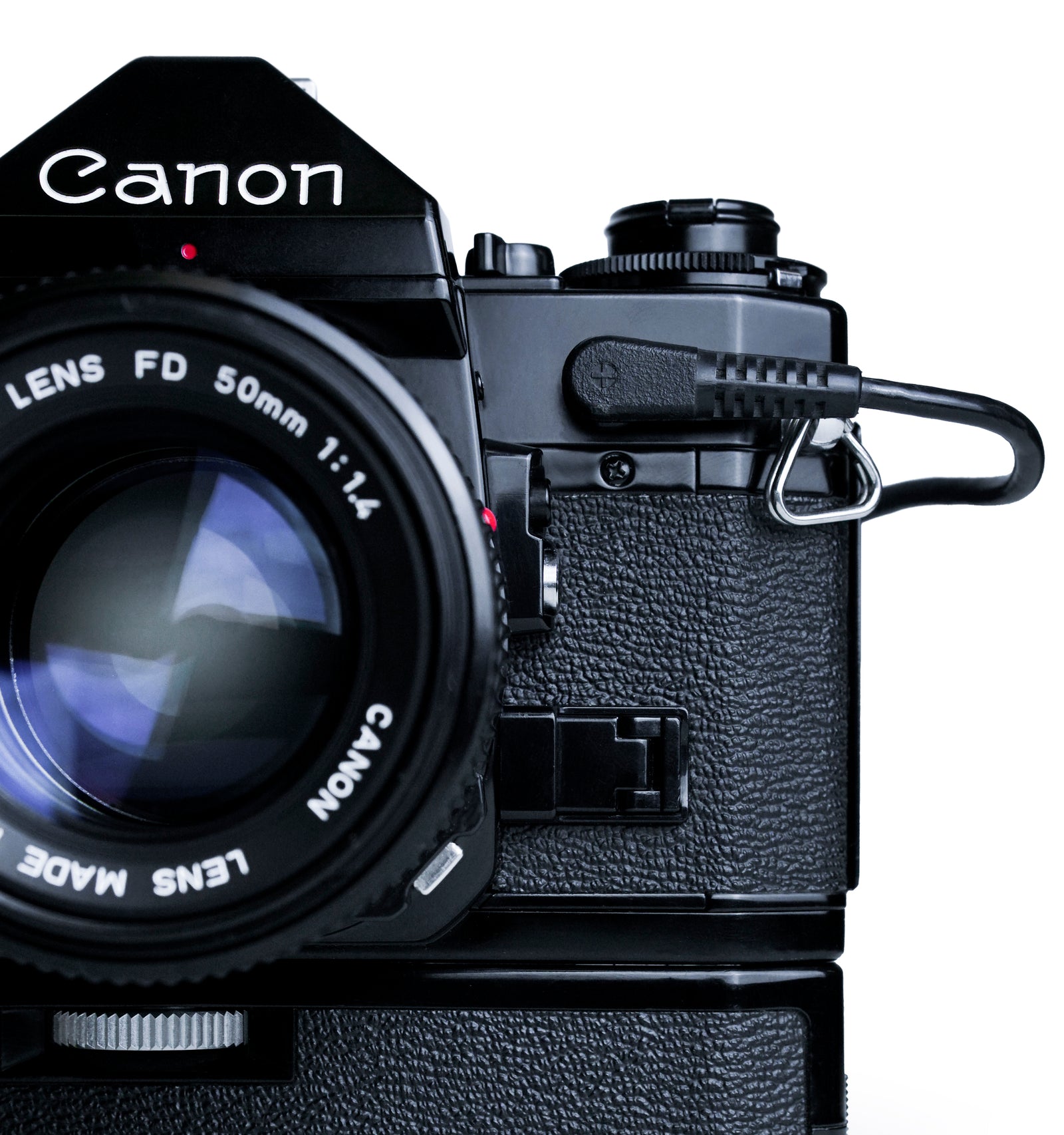 Canon A-1 35mm SLR Film Camera with 50mm F1.4 & Data Back & Power