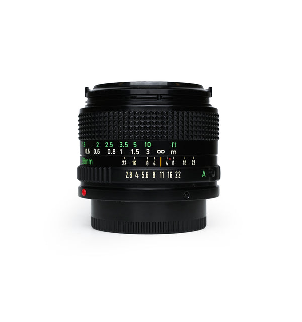 Canon FD 28 mm F2.8 Lens