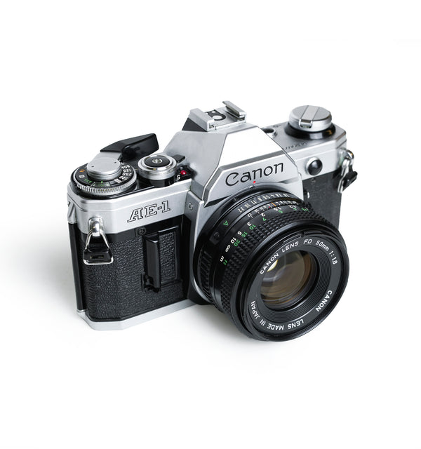 Canon AE-1 35mm SLR Film Camera with 50mm Lens