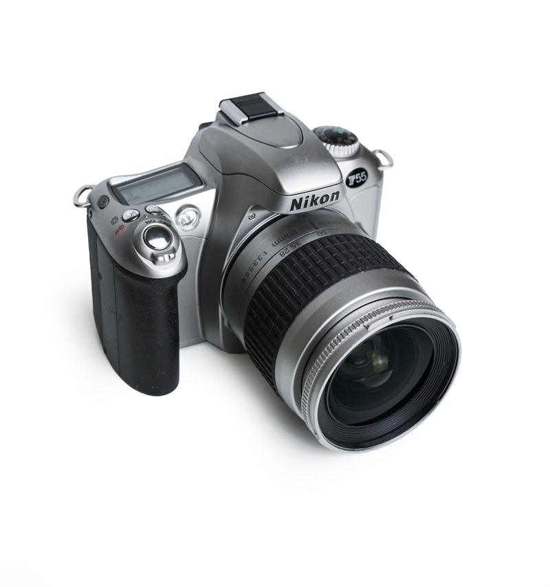 Nikon F55 35mm SLR Film Camera with Nikon 28-50 F3.3 Lens