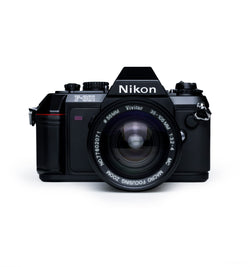 Nikon F-301 35mm SLR Film Camera with Vivitar 35-105 mm Lens