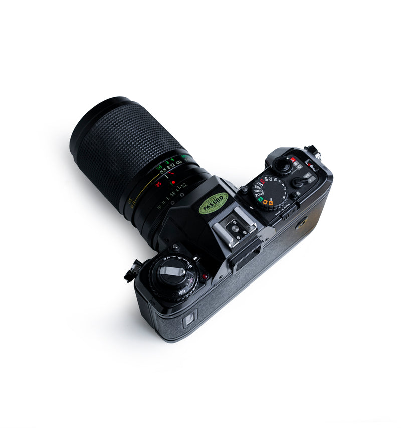 Nikon F-301 35mm SLR Film Camera with Vivitar 35-105 mm Lens
