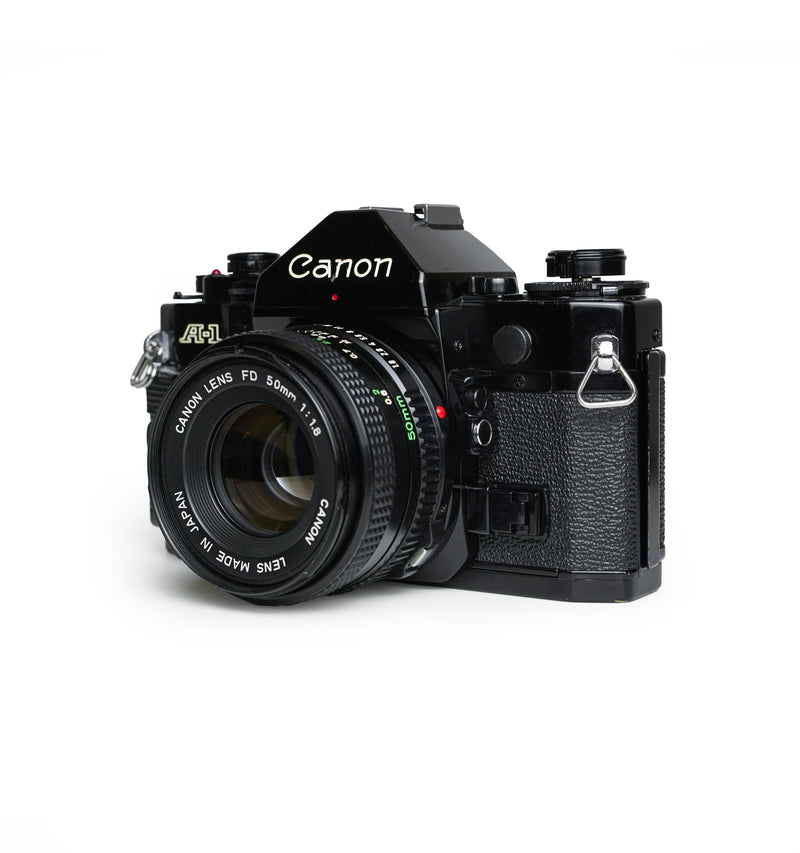 Canon A-1 35mm SLR Film Camera with 50 mm Lens