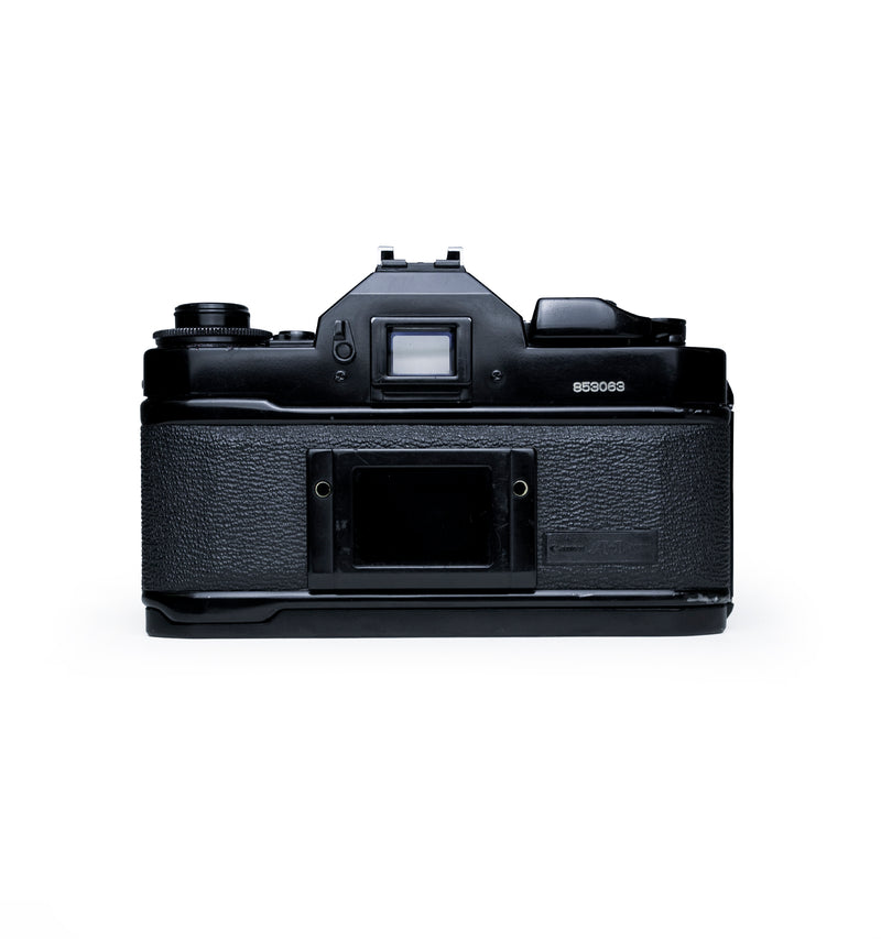 Canon A-1 35mm SLR Film Camera Set with 50mm F1.8 S.C. Lens