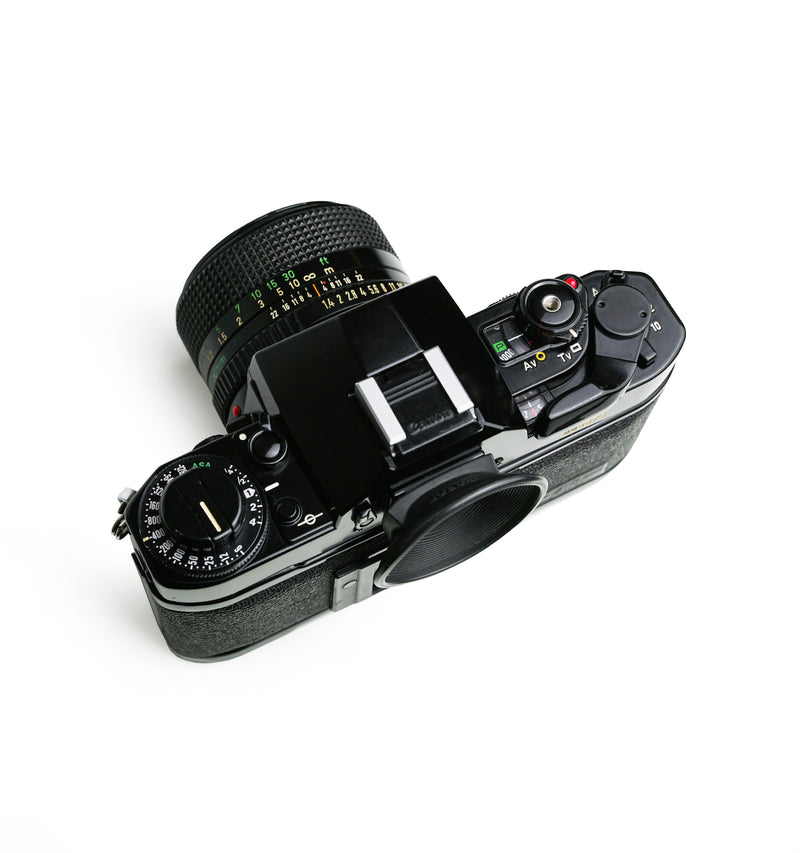 Canon A-1 35mm SLR Film Camera with 50mm F1.4 Lens