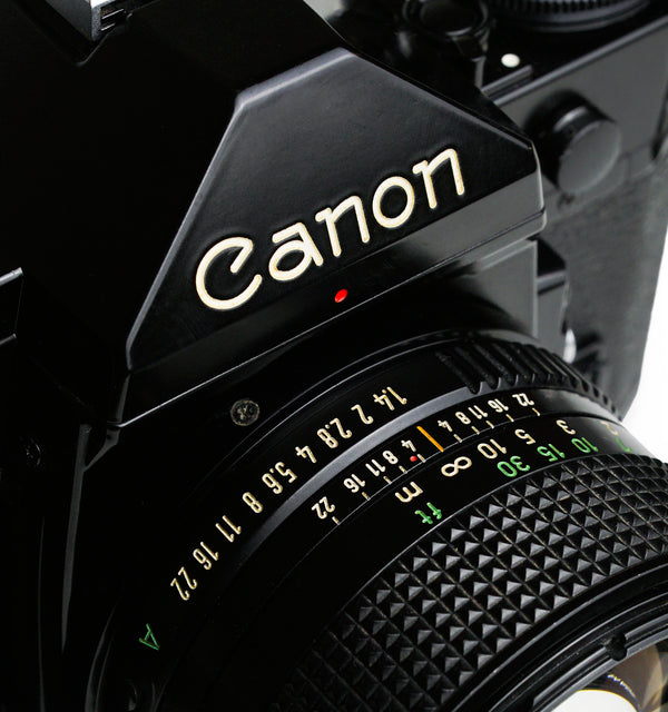 Canon A-1 35mm SLR Film Camera with 50mm F1.4 Lens
