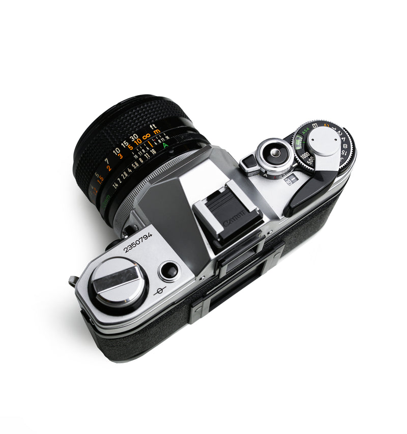 Canon AE-1 35mm SLR Film Camera with 50mm F1.4 S.S.C Lens