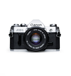 Canon AE-1 35mm SLR Film Camera with 50mm F1.8 Lens