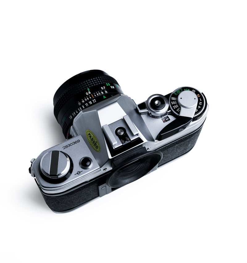Canon AE-1 35mm SLR Film Camera with 50mm F1.8 Lens