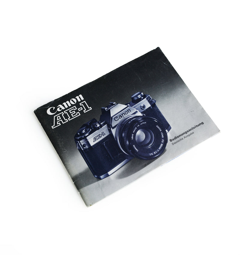 Canon AE-1 35mm SLR Film Camera with 50mm F1.8 Lens