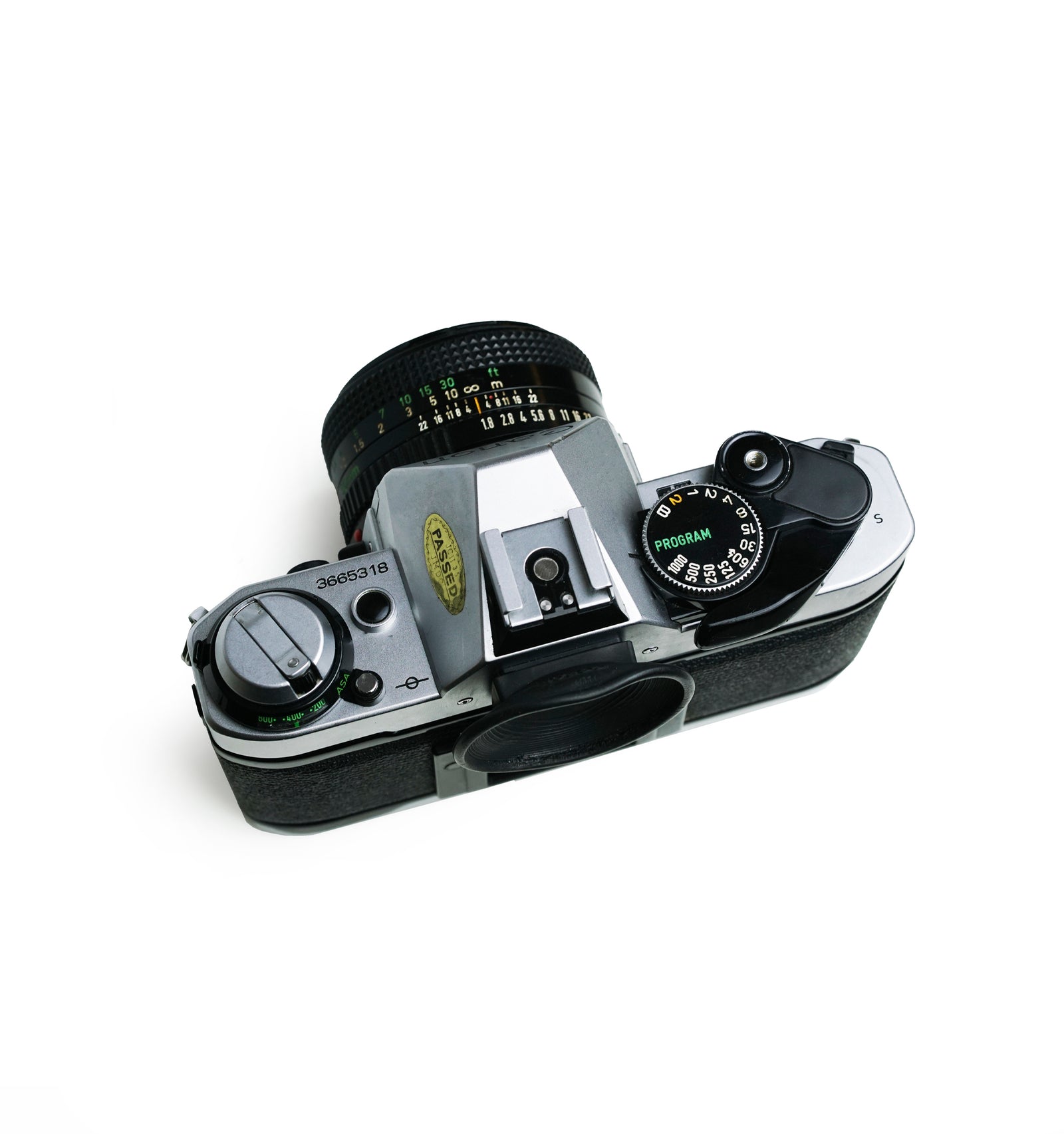 Canon AE-1 Program 35mm SLR Film Camera with 50mm F1.8 Lens