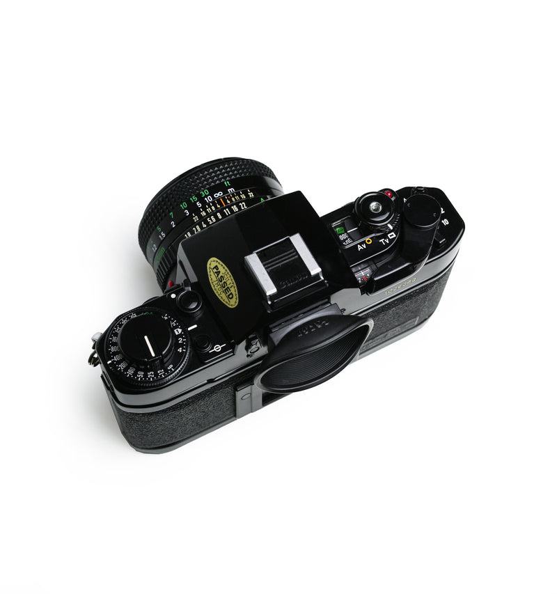 Canon A-1 35mm SLR Film Camera with 50mm F1.8 Lens