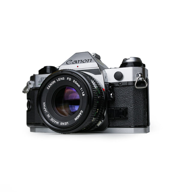 Canon AE-1 Program 35mm SLR Film Camera with 50mm F1.8 Lens