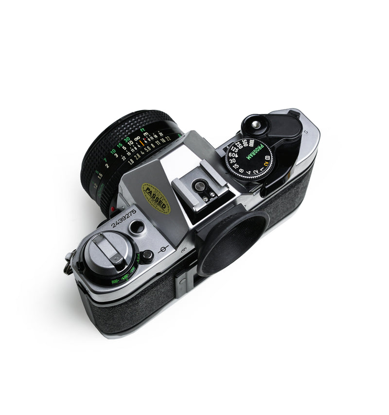 Canon AE-1 Program 35mm SLR Film Camera with 50mm F1.8 Lens