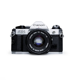 Canon AE-1 Program 35mm SLR Film Camera with 50mm F1.8 Lens