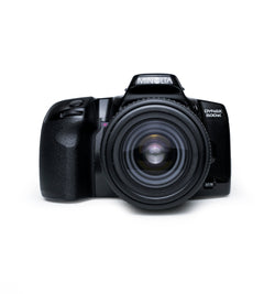 Minolta Dynax 500si 35mm SLR Film Camera with Tokina AF 28-70 F2.8 Macro Lens