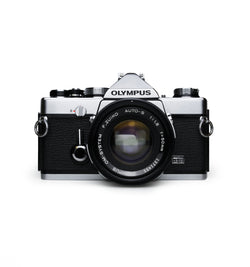 Olympus OM-1 35 mm SLR Film Camera with 50mm Lens