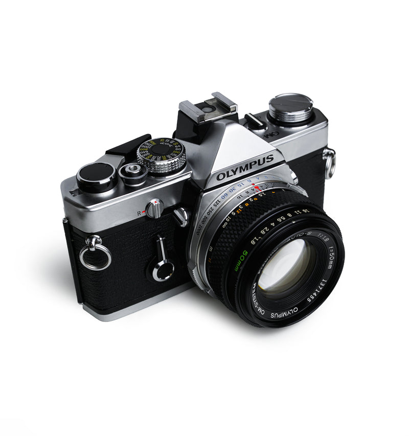 Olympus OM-1 35 mm SLR Film Camera with 50mm Lens