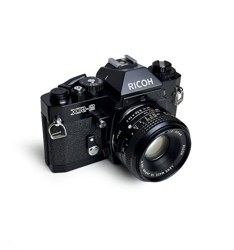 RICOH 50mmF2　カメラ Ricoh XR-2 35mm SLR Film Camera with 50mm F2 Lens