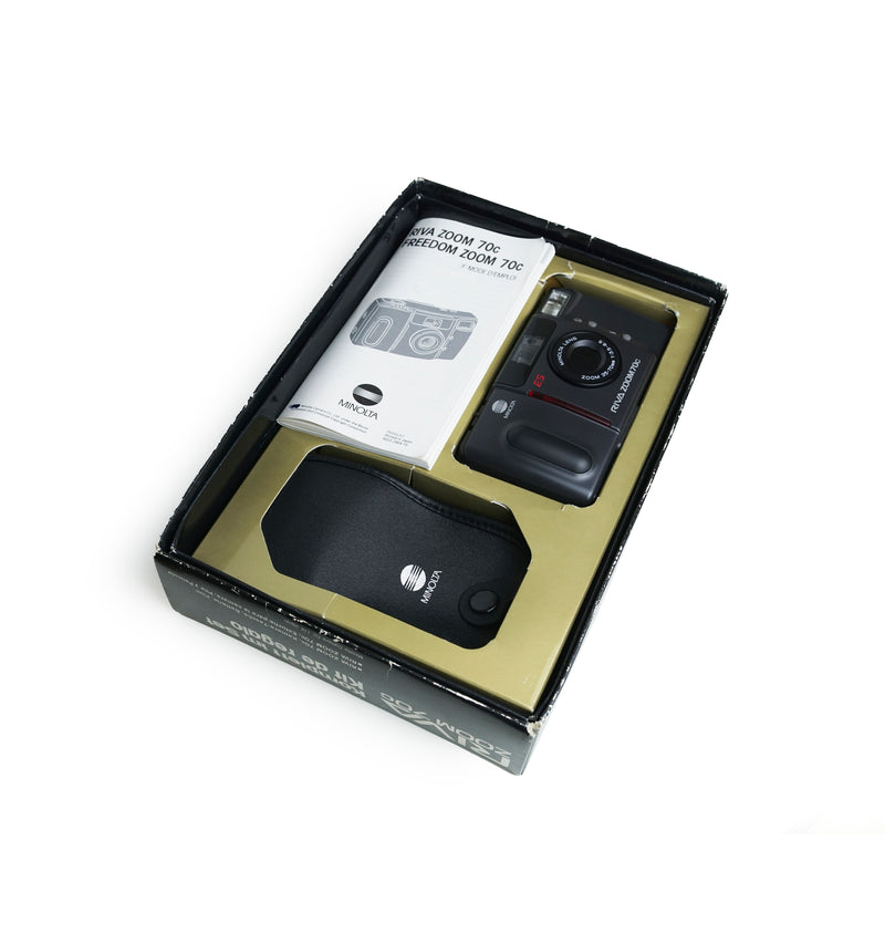 Minolta Riva Zoom 70C 35mm Point & Shoot Film Camera