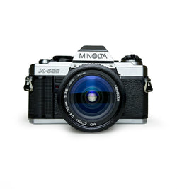 Minolta X-500 35mm SLR Film Camera with 24–35mm f/3.5 Lens