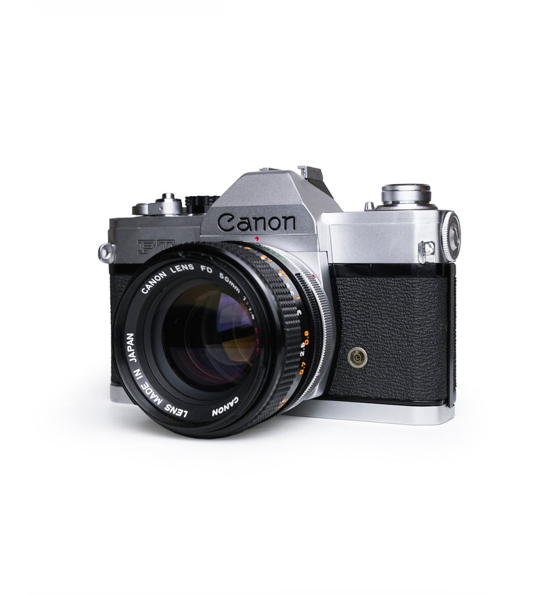 Canon FTb QL 35mm SLR Film Camera with 50mm F1.4 S.S.C. Lens