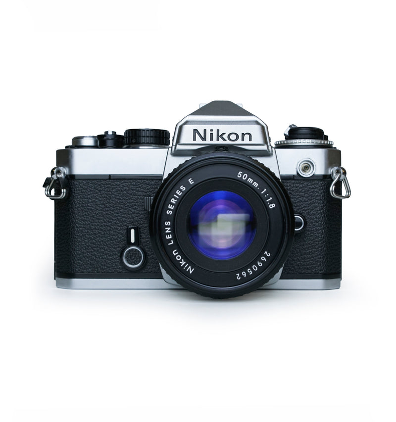 Nikon FE 35mm SLR Film Camera with 50 mm Lens