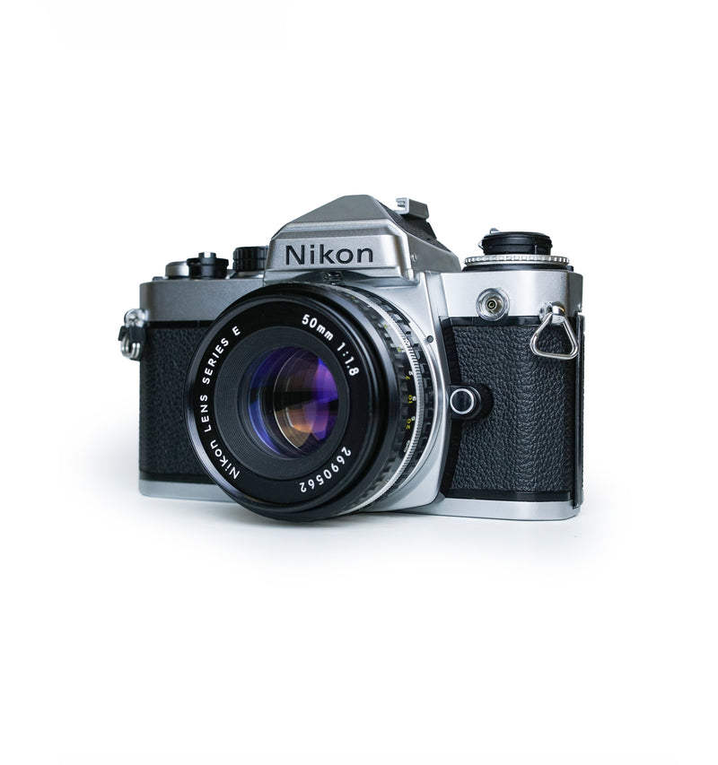 Nikon FE 35mm SLR Film Camera with 50 mm Lens