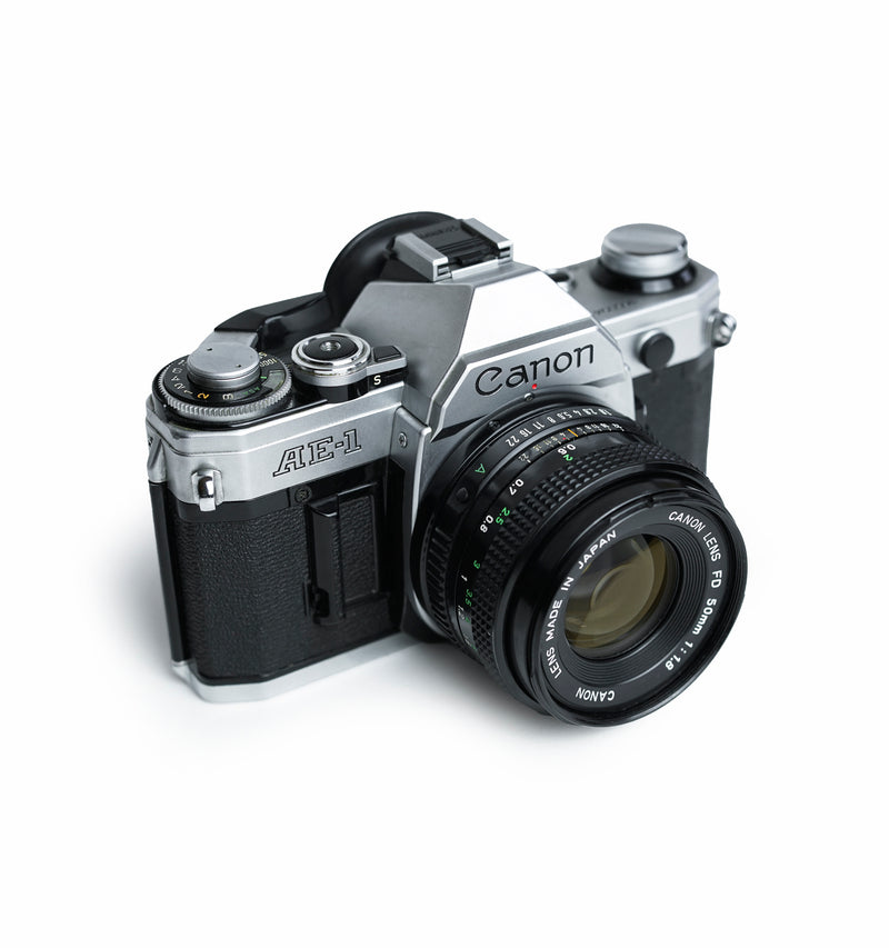 Canon AE-1 35mm SLR Film Camera with 50 mm Lens