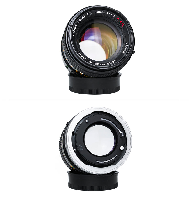 Canon FTb QL 35mm SLR Film Camera with 50mm F1.4 S.S.C. Lens